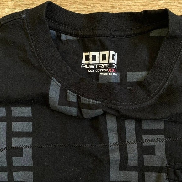 Coogi Men's Australia 1969 T-shirt Industria Black Logo Print - Picture 5 of 10